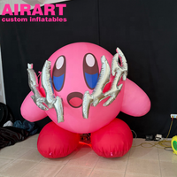 Muñeca Inflable de Dibujos Animados Rosa. Muñeca Inflable de Dibujos Animados Personalizada para Exhibición