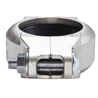 Raccord rainurage Flexible en acier inoxydable, 2 pièces, 1/2 PSI, SS304 SS304, 1500 "PSI, pour joint de tuyaux