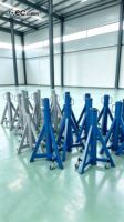 Ensemble complet de palans hydrauliques sans fil OBEC, équipement de levage mobile portable pour camions et bus avec télécommande et roues de transport