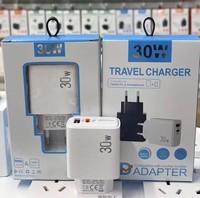 SKYLIGHT SK-PD31 30W Multi-Protocol PD QC3.0 Pengisi Daya Cepat Adaptor Daya Port Ganda Tipe-C/USB-A Colokan EU/US/UK