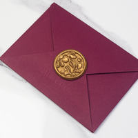 Sigillo in ceralacca personalizzato argento e oro con fiore in rilievo, adesivo per buste di invito e confezioni di gioielli