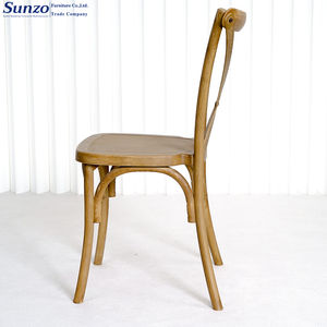 Plastik berkualitas tinggi X kembali kursi pernikahan Resin jamuan acara kursi Silang - Product Image 5