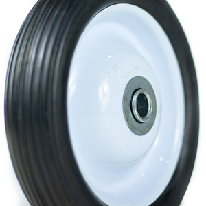 8-10 inç beyaz konuştu düz tahıl katı tekerlek Hub perakende depolama taşıma ekipmanları için rulman ile yeni demir malzeme - Product Image 6