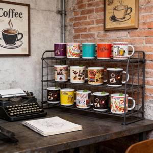 Tasses à café arabes, mugs en céramique et porcelaine, marque HARVIT, origine Hunan, Chine, fournisseur en gros, prix bas - Product Image 4