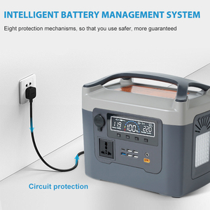 Bán buôn 600 Wát tinh khiết Sine Wave sóng ngoài trời cắm trại Lithium Máy phát điện 576wh AC cung cấp điện ngân hàng năng lượng mặt trời Trạm điện cầm tay - Product Image 4