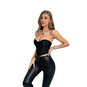 <span class=keywords><strong>Maillot</strong></span> de bain élastique femme tissu surbuste Corset Costume taille ceinture à lacets Transparent Sexy <span class=keywords><strong>noir</strong></span> Corsets & Bustiers - Product Image 2