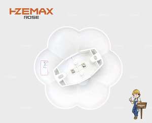 Trung Quốc Nhà máy bán Dễ dàng cài đặt Trắng gốm giữ đèn bóng đèn cơ sở vít phong cách thiết kế - Product Image 5