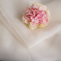 Tissu en organza transparent léger et crépé pour vêtements de femmes et d'enfants, doublure, rideaux, mariages, artisanat