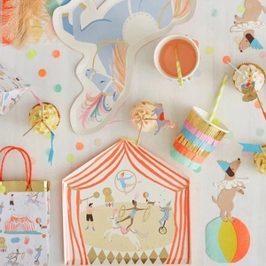 Platos y Vasos de Papel para Fiestas de Niños con Diseño de Animales Robóticos, Vajilla Personalizada de Fábrica, Juego de Platos para Fiestas - Product Image 4