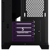 Caja de Ordenador para Juegos upHere UC02 Panorámica con Doble Capa de Vidrio Templado MATX/ITX Refrigeración Líquida de 360 mm