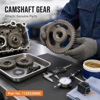 Pièces d'origine Hitachi 1125220600/1125220552/1125220601 Engrenage d'arbre à cames moteur 6WG1 Hitachi ZX450 ZX600 ZX850-3 ZX670LC-5A ZX670-5B