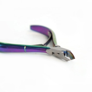 Colorido pedicura herramientas de acero inoxidable Podología la piel muerta de la cutícula de uñas nipper - Product Image 6