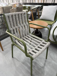 Fauteuil <span class=keywords><strong>de</strong></span> <span class=keywords><strong>jardin</strong></span> <span class=keywords><strong>en</strong></span> <span class=keywords><strong>aluminium</strong></span> et rotin tressé, mobilier d'extérieur pour terrasse, chaise <span class=keywords><strong>de</strong></span> salle à manger <span class=keywords><strong>en</strong></span> rotin tressé, vente <span class=keywords><strong>en</strong></span> gros à prix abordable - Product Image 5