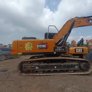 Excavatrice moyenne d'occasion Sany 21,9 tonnes SY215C modèle 2022, moteur, boîte de vitesses, pompe, godet de 1,1 m, composants hydrauliques, vente chaude - Product Image 1