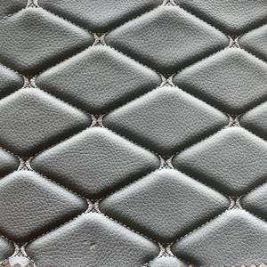 Vente chaude 3D Dimensional Broderie PVC RexinLeather Avec Éponge, Imperméable À L'eau Personnalisé <span class=keywords><strong>Matelassé</strong></span> Faux <span class=keywords><strong>Cuir</strong></span> Matériel Pour Voiture - Product Image 5