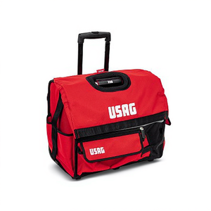 USAG <b>Tool</b> <b>Bag</b> <b>Rolling</b> Red 20 In With Wheels For Workshop Storage - Product Image 2
