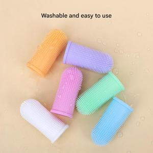 מברשת שיניים לכלבים וחתולים מסיליקון מחמד מברשת על ידי מוצר - Product Image 5