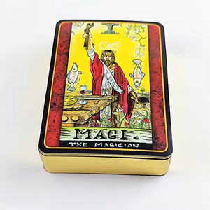 Baraja de Cartas <span class=keywords><strong>del</strong></span> Tarot con Impresión Personalizada OEM, Dorada y con Acabado en Oro, con 78 Cartas, Caja de Almacenamiento Destiny, Guía y Papel para Jugar - Product Image 6