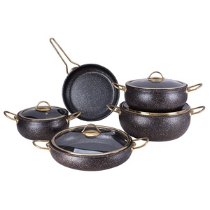 <span class=keywords><strong>23PCS</strong></span> mới nhất giả mạo nhôm đồ dùng nhà bếp <span class=keywords><strong>Cookware</strong></span> Set với bếp cảm ứng tùy chỉnh thương hiệu logo Glass nắp thông minh - Product Image 4