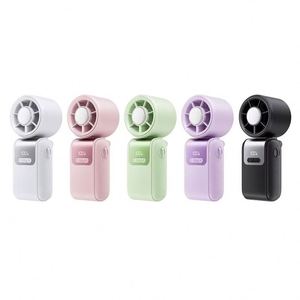 <b>Usb</b> Rechargeable <b>Mini</b> Pocket Semiconductor Cooling 100 Gear Adjustable Turbo High Speed Handheld <b>Fan</b> Led Digital Display - Product Image 6
