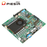 Piesia Precio bajo 12th Gen Alder Lake i5 ITX BOARD 2 * SATA DDR5 VGA i5-12450h X86 Linux Computadora industrial Mini ITX Placa base