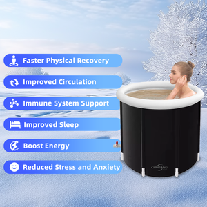 Baignoire <span class=keywords><strong>gonflable</strong></span> portable personnalisée pour la récupération de la forme physique Baignoire glacée plongeante froide pour salle de bain Villa Hôtel - Product Image 4