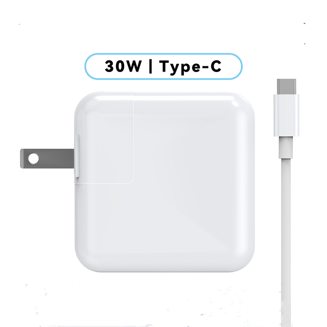 GaN Tech PD 30W  Fast Phone Charger Folding Plug US Wall Charger PD30W USB Mini Type C Wall Charger with PD 3.0