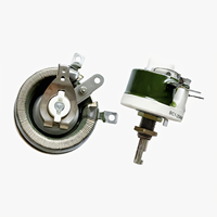 Potentiomètre à disque en céramique bobiné, réostat 25W-500W 1Ω-3KΩ, tolérance ±10%, résistance variable haute puissance pour équipement électrique