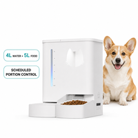 Groothandel OEM Aangepaste Slimme 2-in-1 Automatische Ecologische Moderne Katten- en Hondenvoeder- en Waterfontein