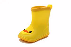 Bébé filles garçons <span class=keywords><strong>pas</strong></span> <span class=keywords><strong>cher</strong></span> pvc demi chaussures à la cheville bottes pour enfants - Product Image 2