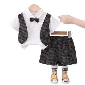 Conjunto de Chaqueta y Pantalones Cortos de Dibujos Animados para Niños - Traje de Felpa 100% Algodón con <span class=keywords><strong>Sudadera</strong></span> y Pantalones Deportivos - Product Image 6
