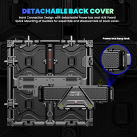 Écran LED mural extérieur/intérieur 7680 Hz 8K Full Color Never Black, barre suspendue, P2 2,6 mm, support truss, cabine DJ, écran LED, mur publicitaire