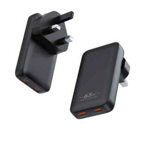 2025 xu hướng sản phẩm 65W 5V 3A kép <span class=keywords><strong>USB</strong></span> Loại C Cổng gấp Pin người bán hàng tốt nhất chúng tôi EU Anh gan sạc siêu mỏng Phụ kiện điện thoại - Product Image 5