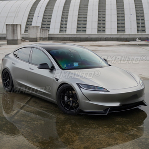 สปอยเลอร์กันชนหน้ารถยนต์ ชิ้นส่วนตกแต่งสำหรับ Tesla Model 3 2025 ฝาครอบป้องกันกันชน อุปกรณ์ตกแต่งรถยนต์ - Product Image 5