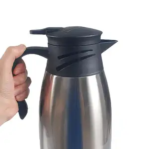 二重壁魔法瓶ステンレス鋼真空コーヒーポット保温水フラスコ断熱ポット1.6L