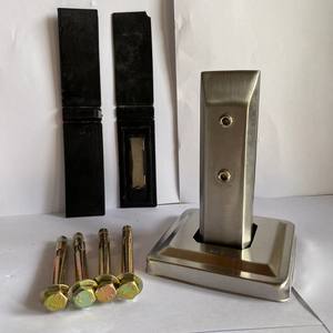 Hot-Selling moderne en acier inoxydable escalier garde-corps verre feuilleté clôture de sécurité pour salle de bain balcon monté au sol suspendu - Product Image 4