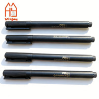 Stylo à pointe fine personnalisé, marqueur de précision permanent pour le dessin, pointe ultra-fine de 0,7 mm, imperméable, anti-bavures, outil professionnel pour artistes, noir