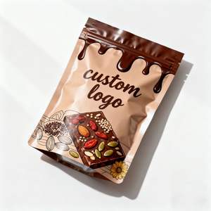 ถุงซิปล็อคแบบตั้งได้ ป้องกันกลิ่น ผลิตจากไมลาร์ เป็นมิตรต่อสิ่งแวดล้อม สำหรับบรรจุอาหาร เช่น ซูชิ นม ผลไม้อบแห้ง และขนมขบเคี้ยว - Product Image 2