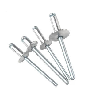 Rivets aveugles à tête ronde en acier au carbone à extrémité ouverte, boîte complète, rivets en acier inoxydable et aluminium, vente chaude - Product Image 2