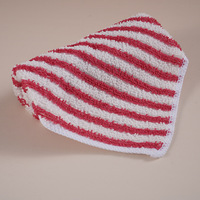 Essuie-tout de cuisine en polyester cationique rayé multicolore, absorbant et épaissi, pour essuyer les tables et laver la vaisselle