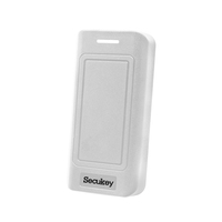 Lecteur RFID étanche IP66 double fréquence 125KHz Wiegand 26 32 34 44 bits avec buzzer LED externe pour système de contrôle d'accès