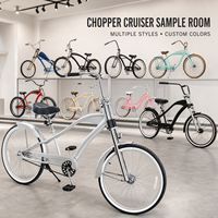 Vente en gros de fourche à ressort à une vitesse caboteur moyeu Beach Cruiser vélo 20-26 pouces noir Beach Cruiser vélo