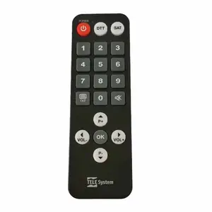 shenzhen remote control factory telesystem Home Automation Ir genuine original Remote Control Plastic And Silicone replacement
