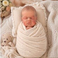 10 Zoll Mini Reborn Babypuppe, Lächelndes Gesicht Vinyl Kleine Säuglingspuppe, Realistisch Bemalter Kopf Simulations-Mini-Spielzeug für Kinder