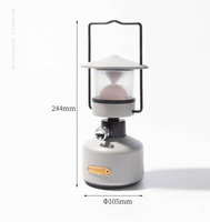 Lampe d'ambiance multifonctionnelle imperméable pour le camping en plein air auvent tente cheval lumière 6w rétro camping lumière