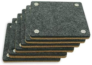 Posavasos de Fieltro de Poliéster Multicolor Ecológicos de Bajo Precio y Alta Demanda, 5mm/3mm, Personalizables con Logotipo, para Uso Diario en el Hogar - Product Image 2