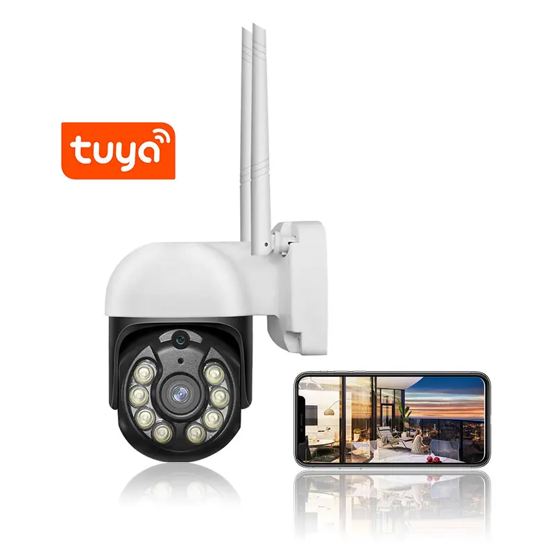 OEM Tuya Full HD 1080p 3MP Security Camera Wireless Surveillance IP Outdoor Wifi 2mp Auto Tracking Cctv Ptz Network Camera