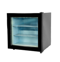 Réfrigérateur de congélateur de crème glacée de vitrine d'affichage de 55L direct et refroidissement par air pour la congélation d'affichage de sucettes glacées