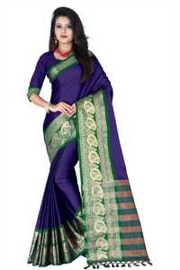 Vêtement ethnique vêtements de mariage saree en soie ApparelGarment - Product Image 3