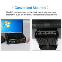 Miniordenador Iwill N13-L2 de bajo costo con doble Ethernet, 12V, sin ventilador, I3